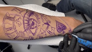 Tattoo Time lapse  Classic [upl. by Alyam321]