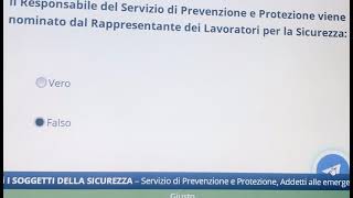 Test finale corso sulla sicurezza MIUR alcune risposte as 20202021 [upl. by Bevan]