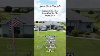 Ocala Horse Farm For Sale 🐴 7336 SW 140th Avenue Dunnellon Florida horsefarms horsefarm ocala [upl. by Daphene]