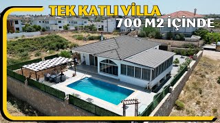 ‼️Satıldı‼️Tek Katlı Muhteşem Villa 700 m2 Arsa İçinde Kış Bahçeli E257 [upl. by Mcgannon]