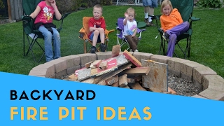 Backyard Fire Pit Ideas [upl. by Ahseinad]