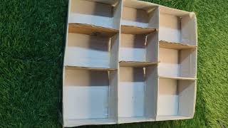 waste cardboard reuse for storage box 😱subscribe diy craft MousumiCreativitys [upl. by Adnuahsor]