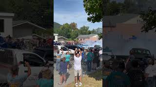 Adirondack Nationals 2024 Burnout hill Square body Chevy cruisin [upl. by Rao928]