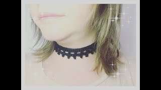 SUPER EINFACHE Kette häkeln  Choker häkeln super für Anfänger geeignet [upl. by Cantone]