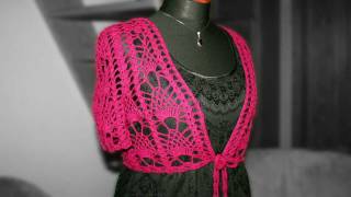 crochet lace bolero [upl. by Fredi]