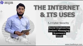 Social Engineering  Instant Messaging  Scareware  Email  O levelIGCSE  UrduHindi  By Mym [upl. by Attenweiler569]