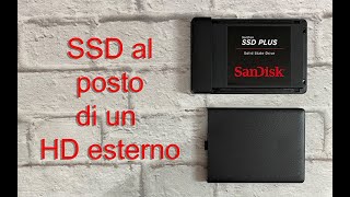 Un SSD da utilizzare come HD esterno [upl. by Skoorb]