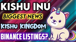 Kishu Inu Coin Kishu Kingdom amp Listings 🥳 100X 🚀 Kishu Inu Future  Cryptocurrency News Today [upl. by Mellins]