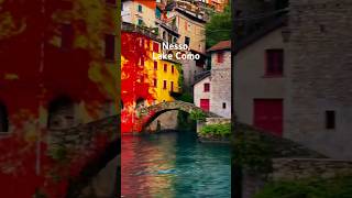 Lake Como’s Enchanting Waterside Gem Nesso ✨ 🇮🇹ItalyTravel lagodicomo natureshorts [upl. by Carey689]