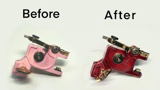 Two Year Old Tattoo Machine Powder Coat Restoration [upl. by Mulry559]