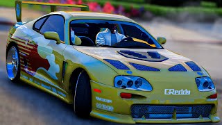 Toyota Supra MK4 Fast and Forious  Grand Theft Auto V  Farhan [upl. by Kotz21]