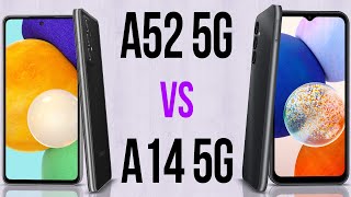 A52 5G vs A14 5G Comparativo amp Preços [upl. by Cawley]