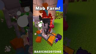 Minecraft Mob Farm 121 shorts [upl. by Ttergram]