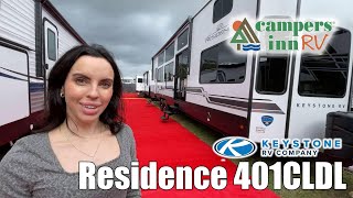 Keystone RVResidence401CLDL  by Campers Inn RV – The RVer’s Trusted Resource [upl. by Notkcorb]