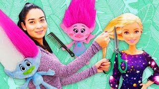 Spielzeug Kindergarten auf Deutsch Spaß mit Trolls 2 Folgen am Stück [upl. by Nova]