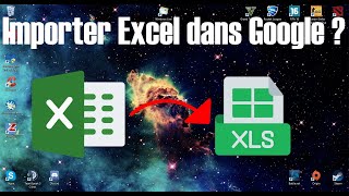 Tuto Comment importer un fichier Excel dans Google Sheets [upl. by Verger892]