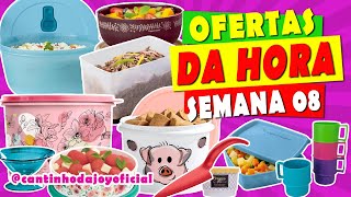 OFERTAS da HORA Atualizadas Semana 08 Vitrine 022024 tupperware  Joyce Sampaio [upl. by Eurydice]