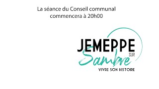 Conseil Communal de JemeppesurSambre  25 mars 2024 [upl. by Aicenad]