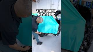 Wrapping Brand New 100000 Mercedes Benz carwrap carwrapping asmrsounds asmrvideo [upl. by Brantley]