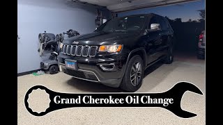 2011  2022 Jeep Grand Cherokee Oil Change V6 [upl. by Heng]