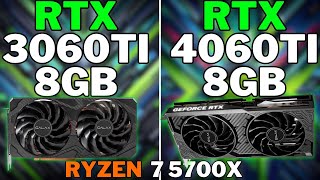 RTX 3060 TI vs RTX 4060 TI  TESTES EM 16 GAMES [upl. by Claudette]