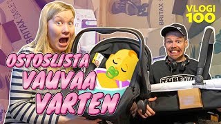 Mitä vauva tarvitsee OSTOSLISTA VAUVAA VARTEN 👶 [upl. by Ayra750]