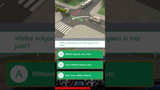 🚗 Voorrang kruispunt 🚗 CBR auto theorieexamen rijles theorie examen verkeer [upl. by Karyn]
