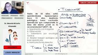 PREGUNTAS ENAM DE TUMOR CARCINOIDE  CIRUGÍA GENERAL  VILLAMEDIC [upl. by Kaczer]