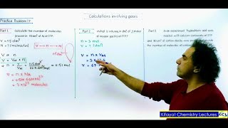 Chemistry 11 Chap 1 lec 9 Calculations Involving gases Examples and Practice Problems [upl. by Aley]