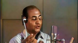 Studio Recording  Din Dhal Jaye Raat Na Jaye  Rafi Sahab [upl. by Donoho568]