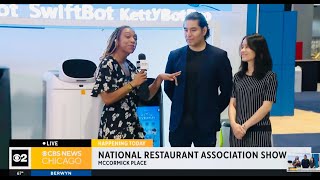 CBS FEATURES RUTECH amp PUDU AT THE NATIONAL RESTAURANT ASSOCIATION SHOW IN CHICAGO [upl. by Nodnelg996]