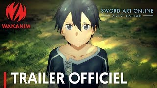 Sword Art Online Alicization  Trailer officiel VOSTFR [upl. by Naz]