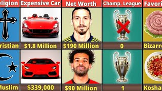 Comparison Zlatan Ibrahimovic Vs Mo Salah football ibrahimovic mosalah liverpool zlatan [upl. by Whale405]