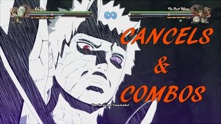 OBITO CANCELS amp COMBOS  Naruto Ultimate Ninja Storm 4 [upl. by Esdnyl]