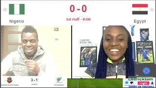 Nigeria vs Egypt Watch Along Live Stream Africa Cup of Nations Football Match Afcon Eagles Streaming [upl. by Aihseyn351]