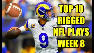 Top 10 Most Scripted NFL Plays  Week 8 [upl. by Michaelina850]