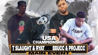 BBucc and Projecc vs Ryat and T Slaught  The Beast Camp USA Championship [upl. by Harmonia]