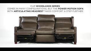 Stickley transformers Woodland Power Motion Sofa [upl. by Valentino]