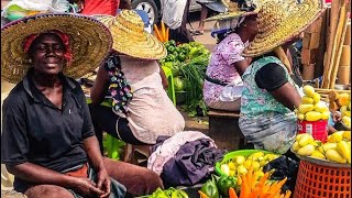 AgbogbloshieVegetable Market in Accra Ghana [upl. by O'Toole477]