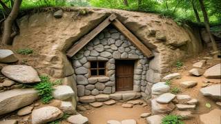 A Man Builds an Amazing Stone House from start to finish [upl. by Nnyliak808]