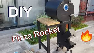 Pizza Rocket HORNO  Pizza Rocket Stove [upl. by Loftus]