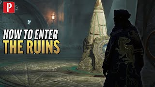 How to Enter the Ruins During quotA Bird in The Handquot Quest in Hogwarts Legacy [upl. by Tena]