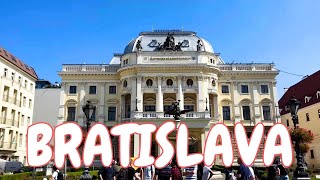 Bratislava City Tour Day and Night Visuals of Bratislavia City Slovakia 🇸🇰 [upl. by Bibah]