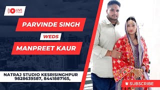 Parvinder Hayer amp Manpreet Kaur Wedding Ceremony Live [upl. by Ilana]