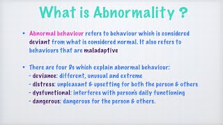 Meaning of abnormality abnormalpsychology psychologicaldisorders [upl. by Kcirdaed439]