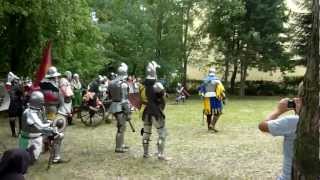 Part 1  Stiborovci vs Husité Stibors vs Hussites battle Beckov castle Slovakia [upl. by Grayce]