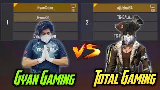 Total Gaming Team Vs Gyan Gaming Team Clash Squad Fight In Custom Room Gyan SR  Garena Free Fire [upl. by Idnim]