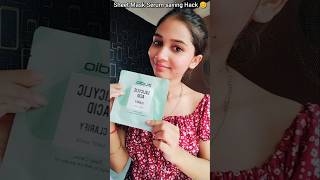 Sheet Mask hack 😱 tips shorts youtubeshorts viralshorts [upl. by Enilarac]