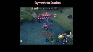 Dyrroth vs Gusion  Who won mobilelegends mlbb shorts [upl. by Symon]