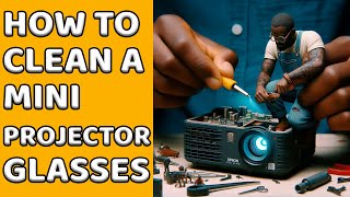 HOW TO CLEAN A MINI PROJECTOR LENS GLASS [upl. by Amliw]